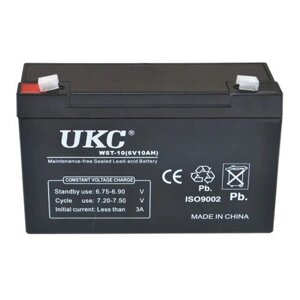 Акумулятор UKC Battery WST-10 6V 10Ah в Дніпропетровській області от компании интернет-магазин "БЫТПРОМТОРГ"