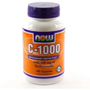 Вітамін C NOW Foods Vitamin C-1000 100 Veg Caps в Дніпропетровській області от компании интернет-магазин "БЫТПРОМТОРГ"