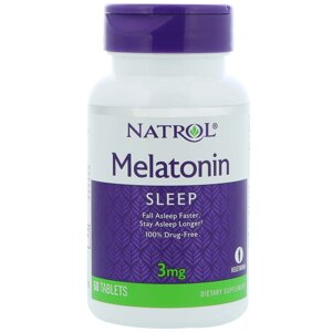 Мелатонін, Natrol, Melatonin, 3 мг, 60 таблеток (20888) в Дніпропетровській області от компании интернет-магазин "БЫТПРОМТОРГ"