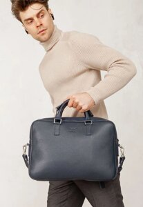 Шкіряна ділова сумка Briefcase 2.0 синій Флотар The Wings в Дніпропетровській області от компании интернет-магазин "БЫТПРОМТОРГ"