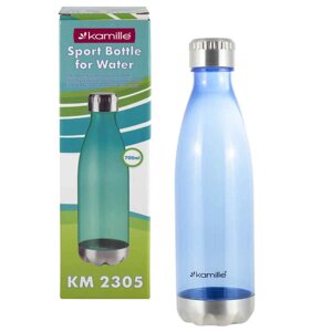 Пляшка спортивна для води (трітан) асорті 2305 700мл пластик ТМ KAMILLE