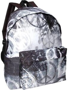 Молодіжний рюкзак з принтом Corvet, BP2154 20L Чорно-білий із принтом
