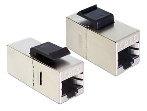 Перехідник мережевий Delock RJ45 STP6 F/F Keystone Compact Metal Gold срібний (70.08.6210) в Дніпропетровській області от компании интернет-магазин "БЫТПРОМТОРГ"