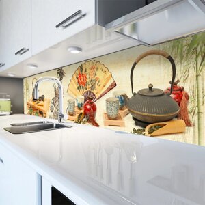 Наліпки кухонний фартух Zatarga "Східна культура" 650х2500 мм різні кольори