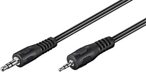 Кабель аудіо-адаптер Goobay Jack 2.5mm 3pin-3.5mm 3pin M/M  2.0m Stereo Nickel чорний (75.03.3724) в Дніпропетровській області от компании интернет-магазин "БЫТПРОМТОРГ"