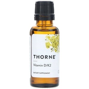 Комплекс Вітамін D3+K2 Thorne Research Vitamin D/K2, 1 fl oz 30 ml в Дніпропетровській області от компании интернет-магазин "БЫТПРОМТОРГ"