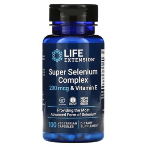 Комплекс Селен і Молібден Life Extension Super Selenium Complex 100 Veg Caps