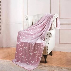 Плед м'який для дітей OPT-TOP Magic Blanket світиться в темряві з зірками 120x150 см рожевий (2064990465) в Дніпропетровській області от компании интернет-магазин "БЫТПРОМТОРГ"