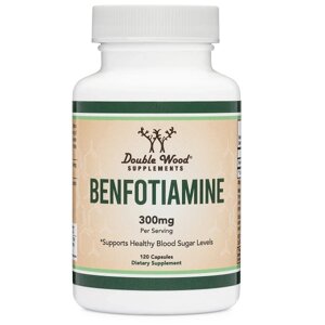 Тіамін Double Wood Supplements Benfotiamin 150 mg per capsules 120 Caps