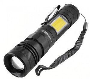 Ліхтар ручний Police BL-T6-19 (T6+COB) zoom + microUSB + 3 режими