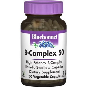 У комплекс Bluebonnet Nutrition B-Complex 50 100 Veg Caps BLB0412