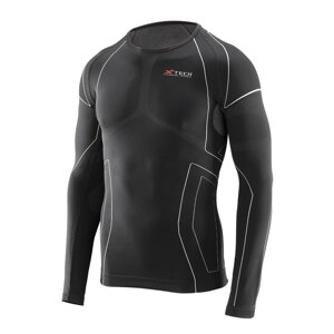 Термокофта (лонгслів) X-Tech Maglia Race 3 Munica Lunga giroc Nero XXL/XXXL Чорна в Дніпропетровській області от компании интернет-магазин "БЫТПРОМТОРГ"