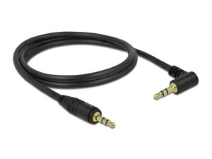 Кабель аудіо-сигнальний Delock Jack 3.5mm 3pin M/M  1.0m AWG24 90° Stereo AUX Gold чорний (70.08.3754) в Дніпропетровській області от компании интернет-магазин "БЫТПРОМТОРГ"