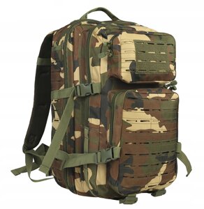 Рюкзак тактичний Dominator Warrior TAC Laser 36L Woodland Camouflage DMR-WR36L-WDL