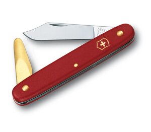 Садовий ніж Victorinox Budding 2 100 мм у блістері червоний (3.9110. B1)