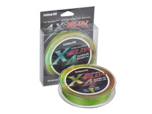 Шнур 0,205мм 10кг 150м Шнур плетений Fishing ROI X-Run 4PE (00) 150м 0.205mm olive green ТМ FISHING ROI