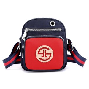 Сумка Italian Bags Gi-El 21х11х31 см Червоно-синій (id_1032)