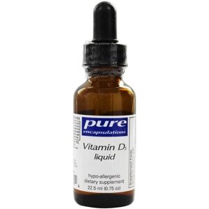 Вітамін D Pure Encapsulations Vitamin D3 liquid 22,5 ml PE-01069 в Дніпропетровській області от компании интернет-магазин "БЫТПРОМТОРГ"