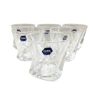 Набір склянок 6 шт 310 мл Yujing Glassware 4009-1