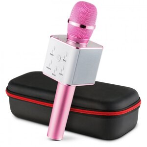 Бездротовий караоке мікрофон колонка Bluetooth FanMusic Q7 Pink Original в Дніпропетровській області от компании интернет-магазин "БЫТПРОМТОРГ"