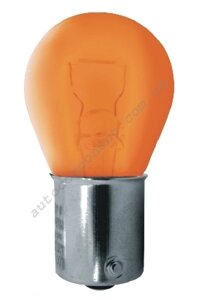 Автолампа ук. КВАНТ PY21W 12V 21W BA15S Amber в Дніпропетровській області от компании интернет-магазин "БЫТПРОМТОРГ"