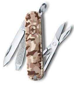 Швейцарський ніж Victorinox Classic SD Desert 58 мм Camouflage (0.6223.941)