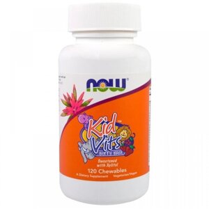 Вітамінно-мінеральний комплекс NOW Foods Kid Vits Berry Blast 120 Chewables