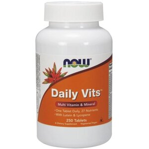 Вітамінно-мінеральний комплекс NOW Foods Daily Vits 250 Tabs