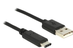 Кабель пристроїв Gutbay USB Type-C-2.0A M/M 1.0m (USB2.0) 3xShield AWG24+28 Cu чорний (78.01.2823)