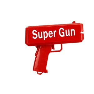 Пістолет стріляючий грошима Super Gun Червоний (hj123473)