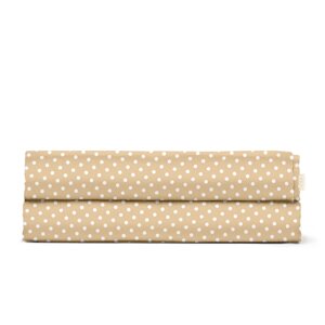 Дитяче простирадло 110х160 см BEIGE DOTS CS1 Cosas