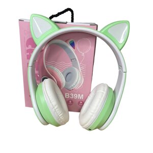 Навушники дитячі OPT-TOP Cat Ear В39М підсвічування/FM-радіо/MicroSD/Bluetooth м'ятний (1756375769) в Дніпропетровській області от компании интернет-магазин "БЫТПРОМТОРГ"