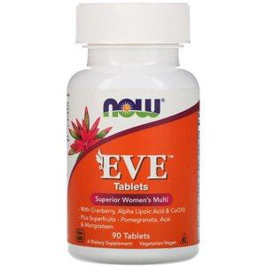 Вітамінно-мінеральний комплекс NOW Foods Eve Superior Women's Multi 90 Tabs NOW-03796