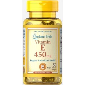 Вітамін E Puritan's Pride Vitamin E 1000 IU 50 Softgels в Дніпропетровській області от компании интернет-магазин "БЫТПРОМТОРГ"