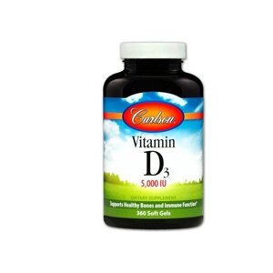 Вітамін D Carlson Labs Vitamin D3 5,000 IU (125 mcg) 360 Soft Gels в Дніпропетровській області от компании интернет-магазин "БЫТПРОМТОРГ"