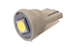 Світлодіодна лампа AllLight T10 1 діод 5050 W2,1x9,5d 24V 0,45w WHITE