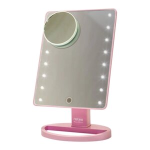 Дзеркало косметичне Rotex RHC25-P Magic Mirror Pink в Дніпропетровській області от компании интернет-магазин "БЫТПРОМТОРГ"