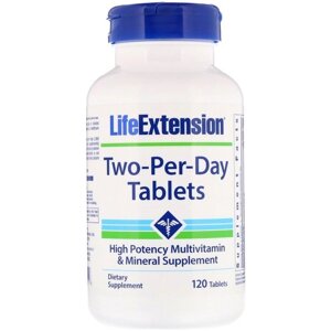 Вітамінно-мінеральний комплекс Life Extension Two-Per-Day 120 Tabs