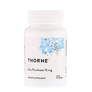 Піколінат цинку, Thorne Research, Zinc Picolinate, 15 мг, 60 капсул (3918) в Дніпропетровській області от компании интернет-магазин "БЫТПРОМТОРГ"