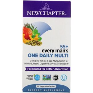 Вітамінно-мінеральний комплекс New Chapter 55+ Every Man's One Daily Multi 72 Veg Tabs NCR-90128 в Дніпропетровській області от компании интернет-магазин "БЫТПРОМТОРГ"