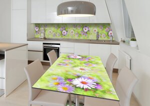 Наліпка 3Д вінілова на стіл Zatarga «Аромат лук» 600х1200 мм для будинків, квартир, столів, кофеєнь, кафе