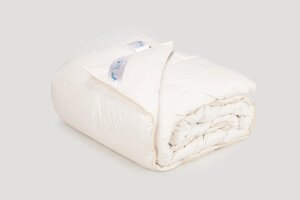 Ковдра IGLEN Climate-comfort 100% пух сірий Тепла 110х140 см Білий (11014010G) в Дніпропетровській області от компании интернет-магазин "БЫТПРОМТОРГ"