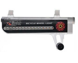 Підсвічування на спиці велосипеда X-Light JY-2002 32 візерунка Різнокольоровий (A-O-B-P-0375)