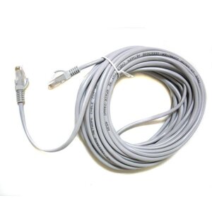 Патч корд RJ45 LAN кабель 10 м MHZ 13525-9 Сірий