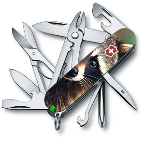 Складаний ніж Victorinox Deluxe Tinker Animal 91 мм 18 функцій Єнот (1.4723.3_F1120pw) в Дніпропетровській області от компании интернет-магазин "БЫТПРОМТОРГ"