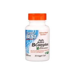 У комплекс Doctor's Best Fully Active B Complex 30 Veg Caps в Дніпропетровській області от компании интернет-магазин "БЫТПРОМТОРГ"