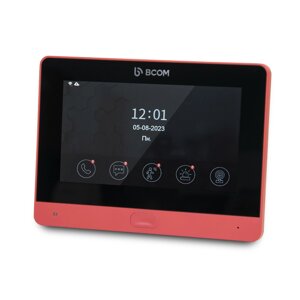 Відеодомофон Wi-Fi 7 BCOM BD-760FHD/T Red з підтримкою Tuya Smart в Дніпропетровській області от компании интернет-магазин "БЫТПРОМТОРГ"