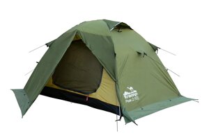 Намет експедиційний Tramp Peak 2 v2 Зелений UTRT-025-green