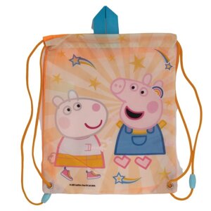 Сумка для обіду із застібкою на шнурку Stor Peppa Pig 25х30 см (41245)