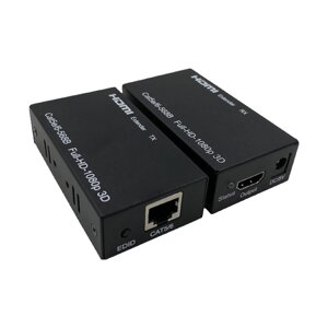 Подовжувач HDMI по кручений парі GreenVision GV-60-HDMI-RG45 1080p